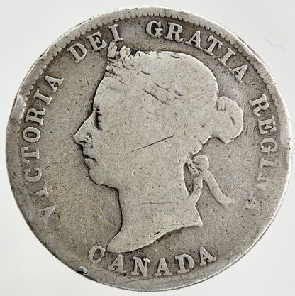 1900 Canada 25 Cents Silver Coin | Collectable Grade