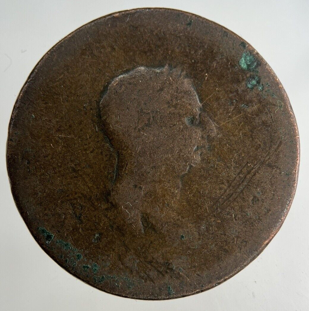 British George III 3rd Half - Penny Coin | Fair Grade