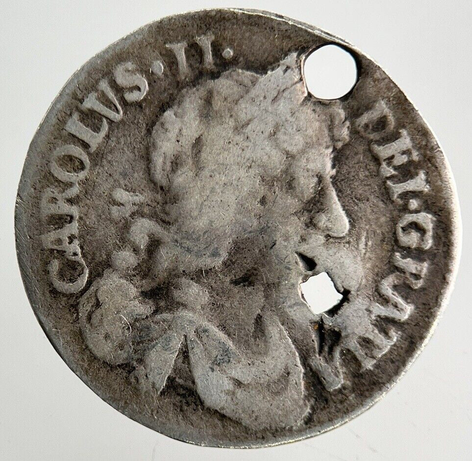 1679 Charles II 2nd Maundy Four - Pence Silver Coin | Collectable Grade