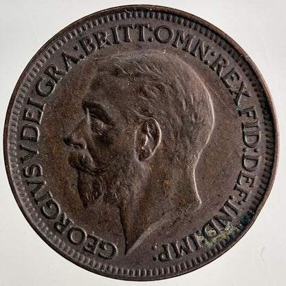 1926 George V Farthing Coin | Very High Grade