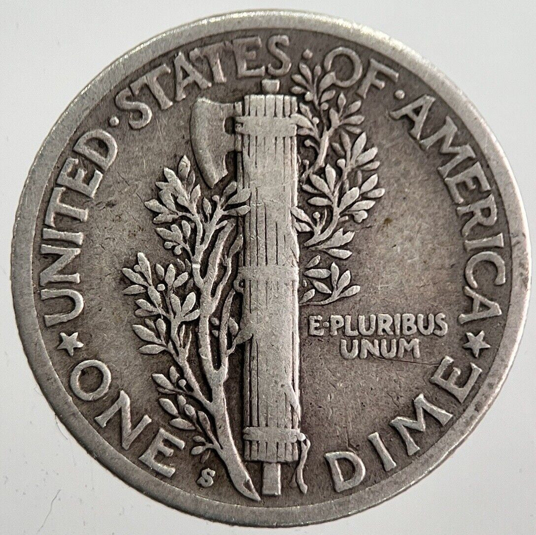 1941 - S US USA Mercury Dime Silver Coin | Collectable Grade | a7821