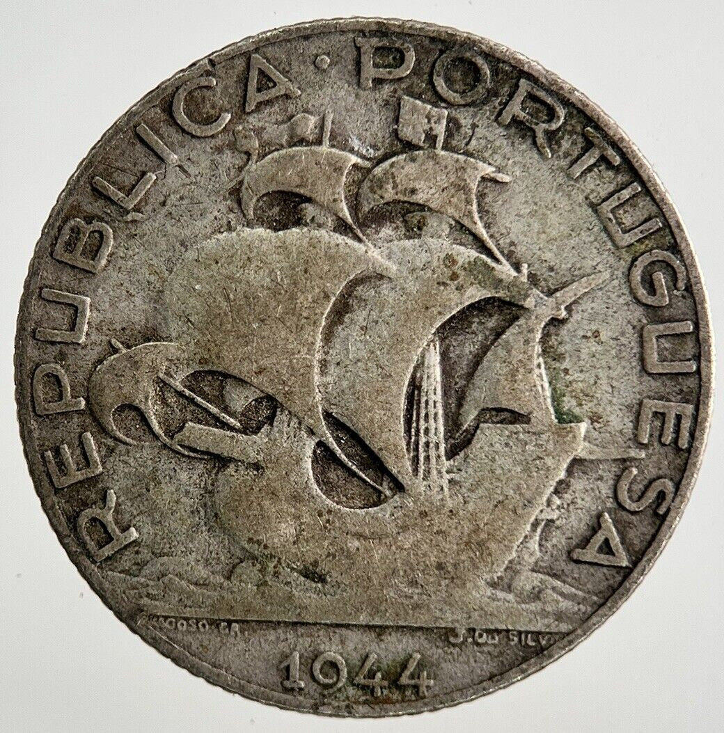 1944 Portugal 2.5 Escudos Silver Coin | Collectable Grade