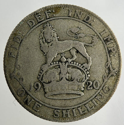 1920 George V Shilling Silver Coin | Collectable Grade