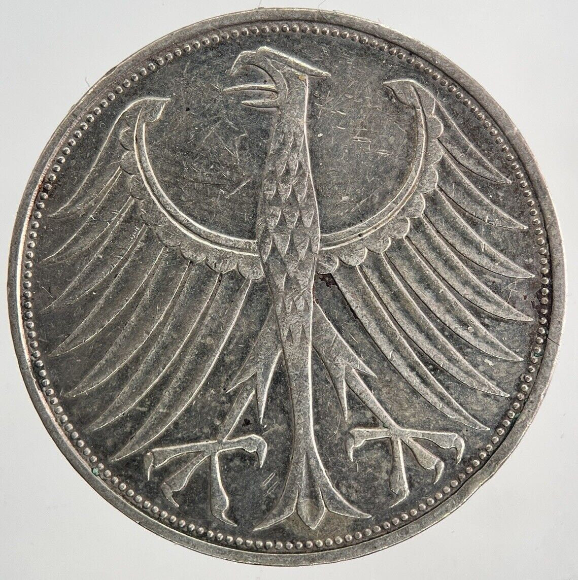 1971 - D Germany 5 Mark Silver Coin | Fine Collectable Grade