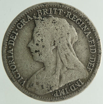1900 Victoria Threepence Silver Coin | Collectable Grade