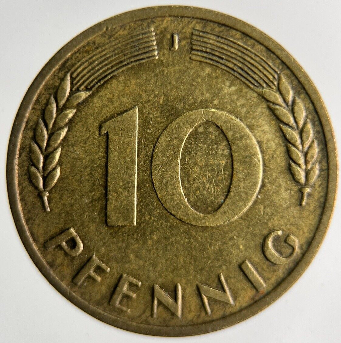 1950 Germany 10 Pfennig Coin | Fine Collectable Grade