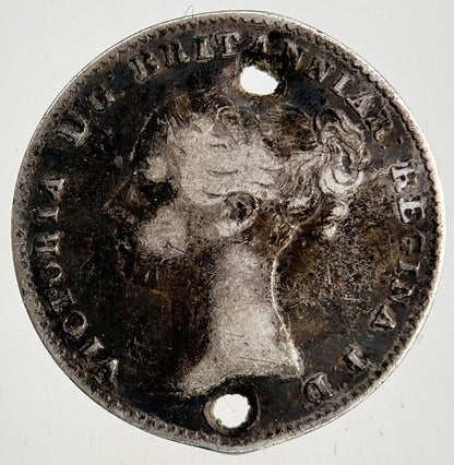 1860 Victoria Threepence Silver Coin | Fine Collectable Grade