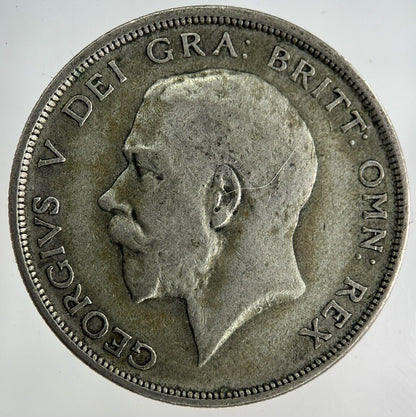1920 George V Half - Crown Silver Coin | Fine Collectable Grade