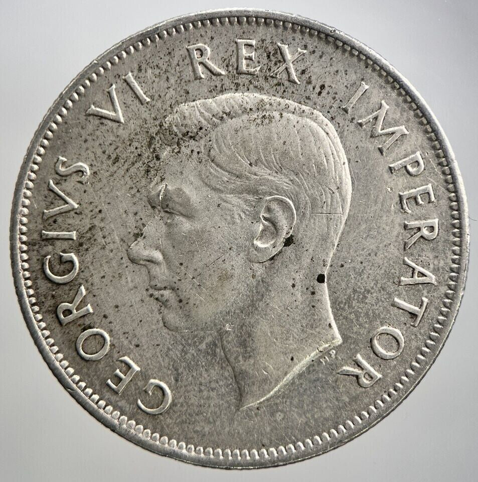 1941 South Africa Half - Crown Silver Coin | Very High Grade | a2147