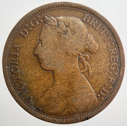 1886 Victoria Half - Penny Coin | Collectable Grade | a7433