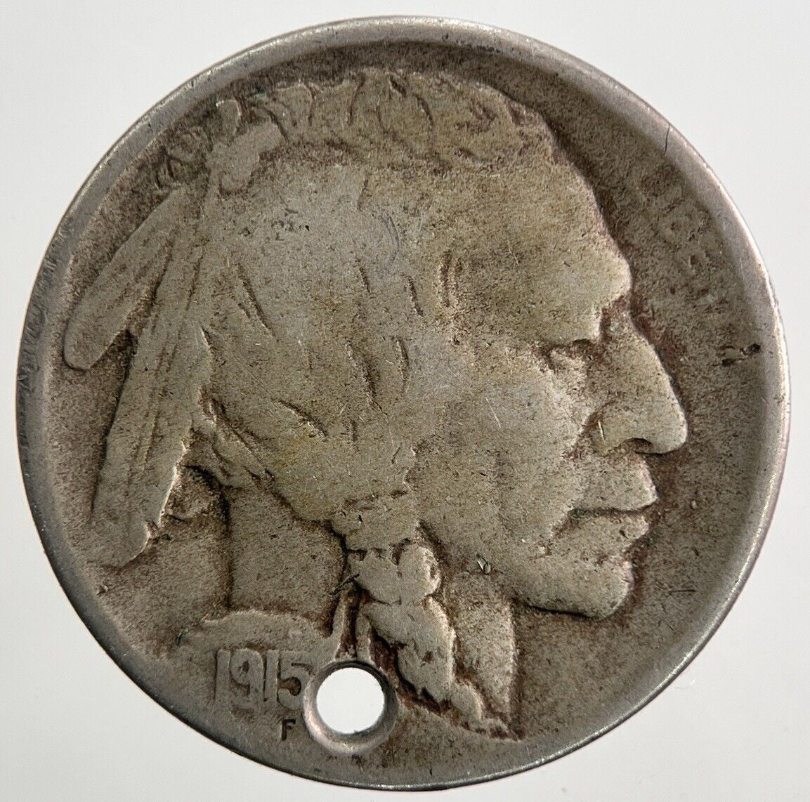 1915 - D US USA Indian Head Buffalo Nickel Coin | Collectable Grade