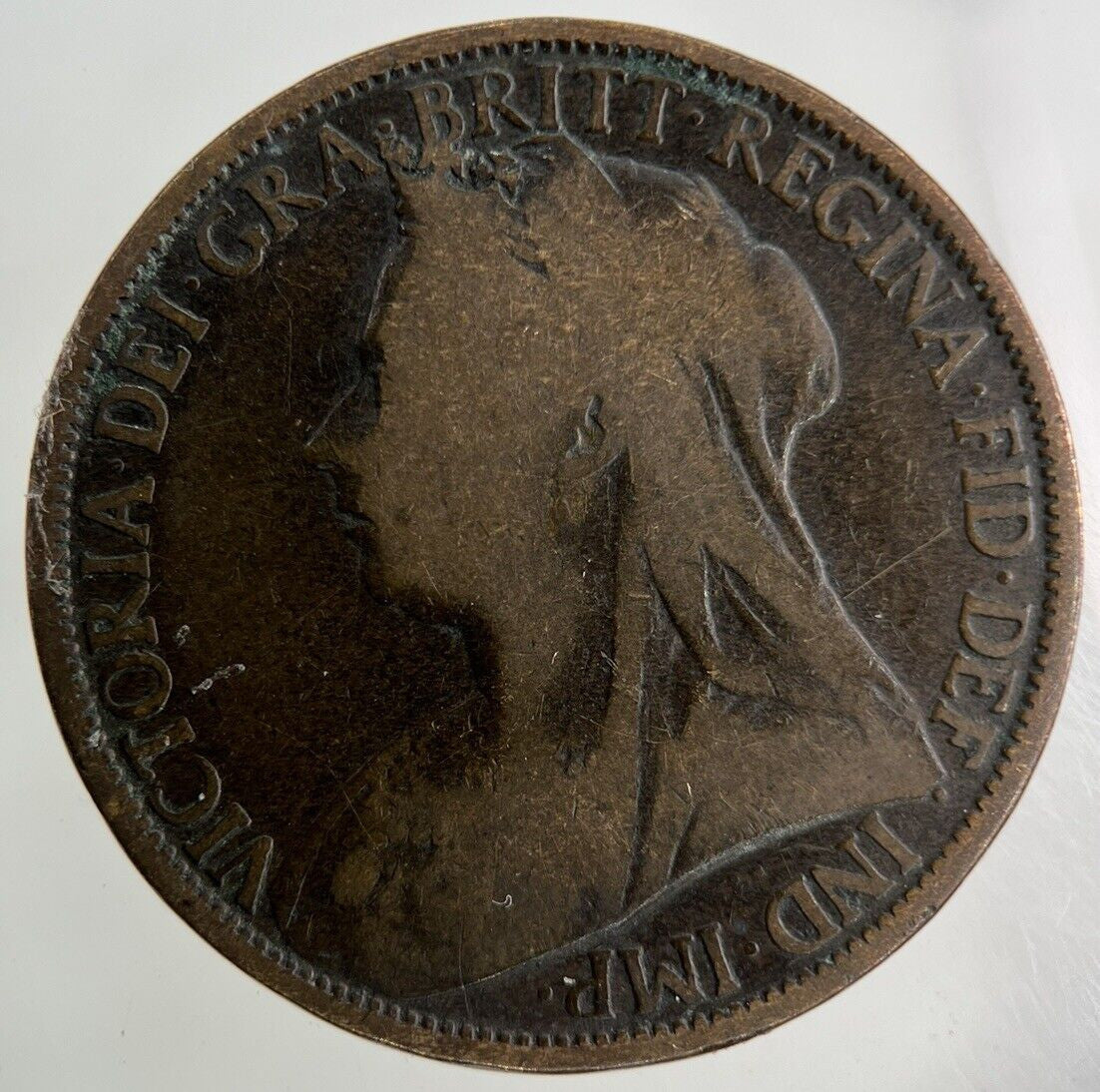 1896 Victoria One Penny Coin | Collectable Grade