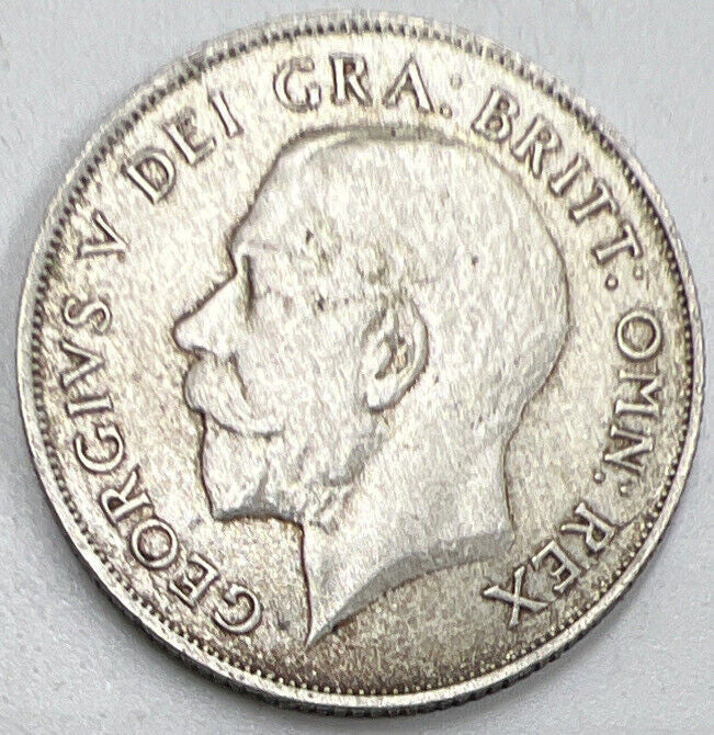 1921 George V Shilling Silver Coin | Fine Collectable Grade | a798