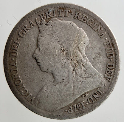 1899 Victoria Sixpence Silver Coin | Fair Grade