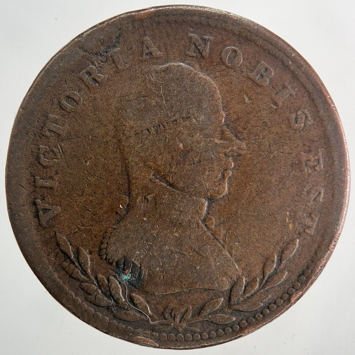 1813 Canada Nobis Half - Penny Token Coin | Collectable Grade | a9985