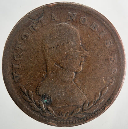 1813 Canada Nobis Half - Penny Token Coin | Collectable Grade | a9985
