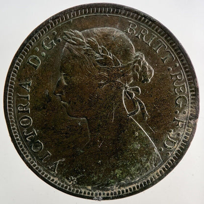 1889 Victoria Half - Penny Coin | Very High Grade