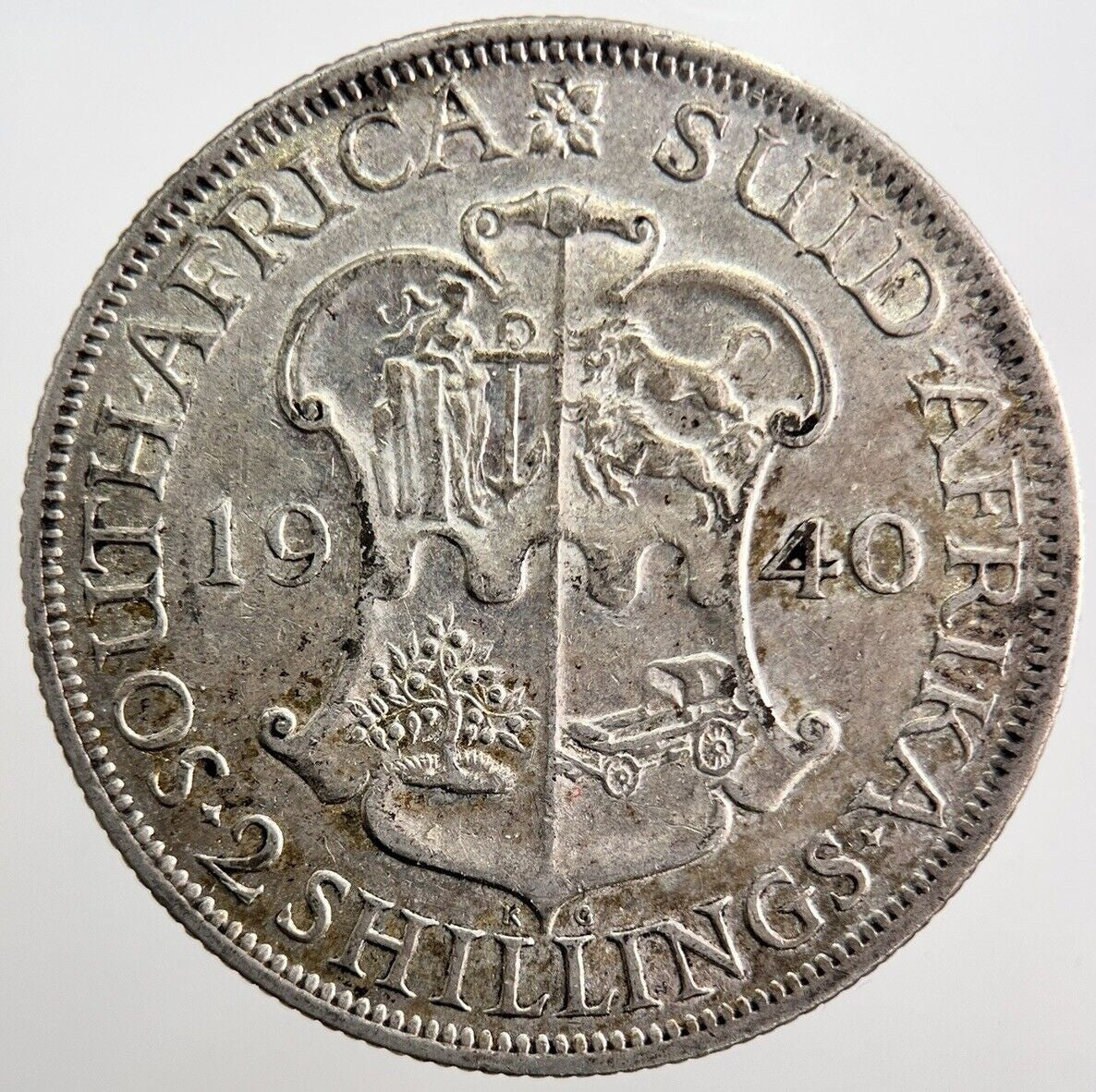 1940 South Africa Florin Silver Coin | Very High Grade | a7208