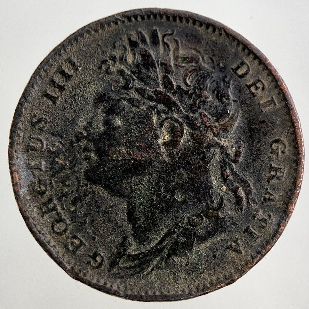 1822 George IV Farthing Coin | Fine Collectable Grade