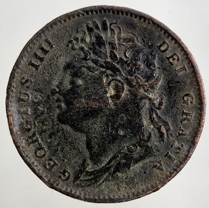 1822 George IV Farthing Coin | Fine Collectable Grade