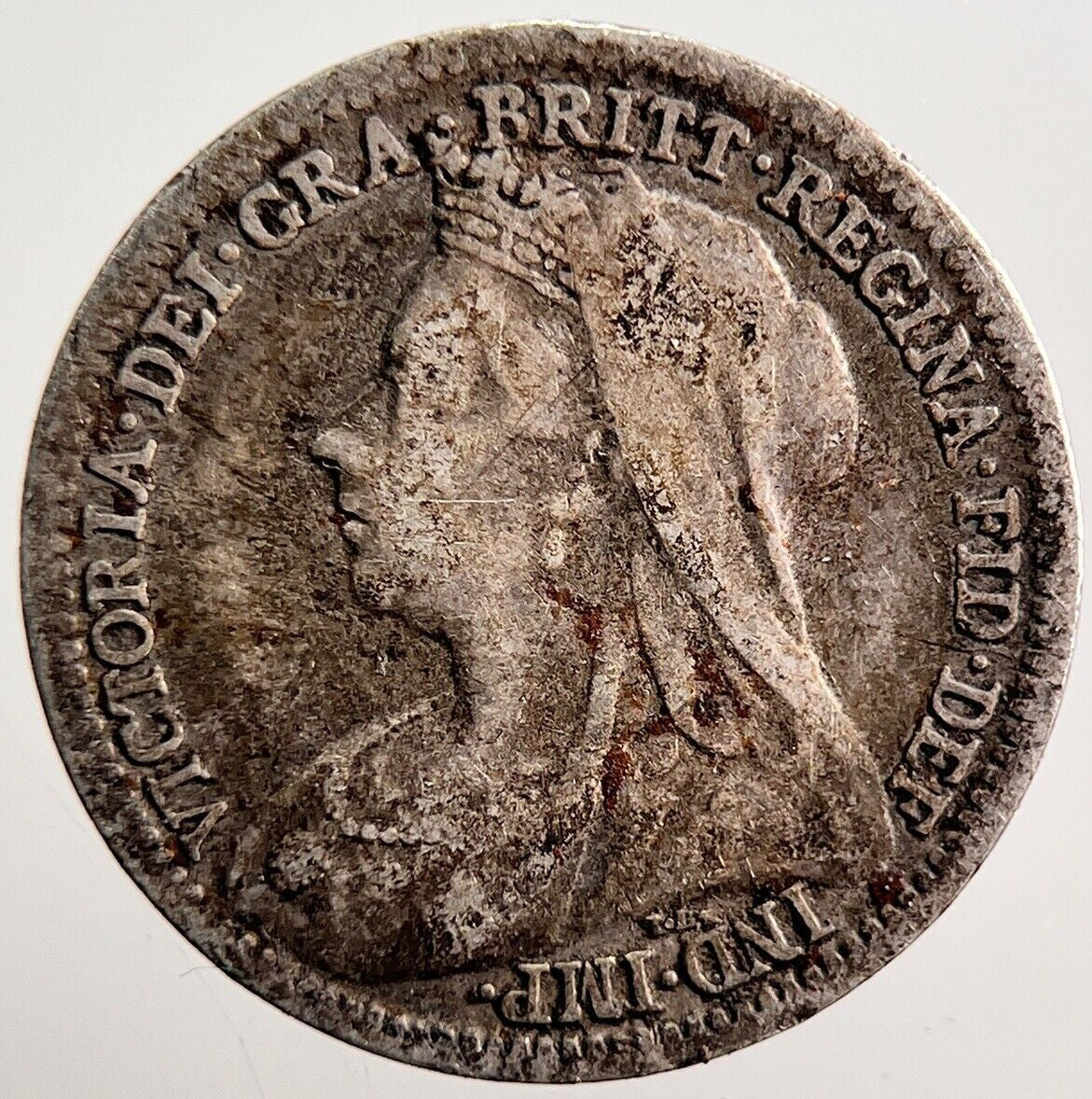 1899 Victoria Threepence Silver Coin | Collectable Grade | a3583