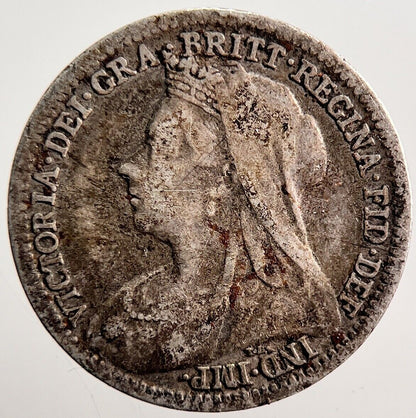 1899 Victoria Threepence Silver Coin | Collectable Grade | a3583