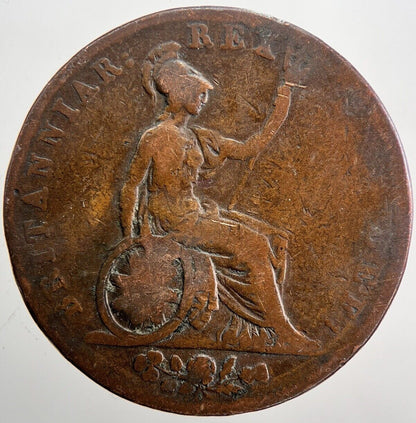 1826 George IV Half-Penny Coin | Collectable Grade | a6024