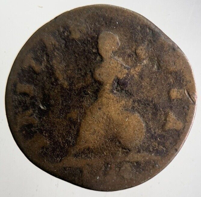 1744 George II 2nd Farthing Coin | Collectable Grade | a4667