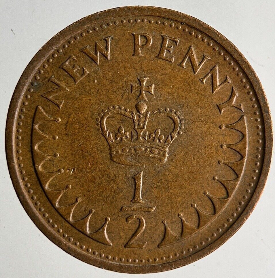 1976 Elizabeth II New 1/2 Half - Penny Coin | Very High Grade