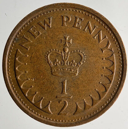 1976 Elizabeth II New 1/2 Half - Penny Coin | Very High Grade