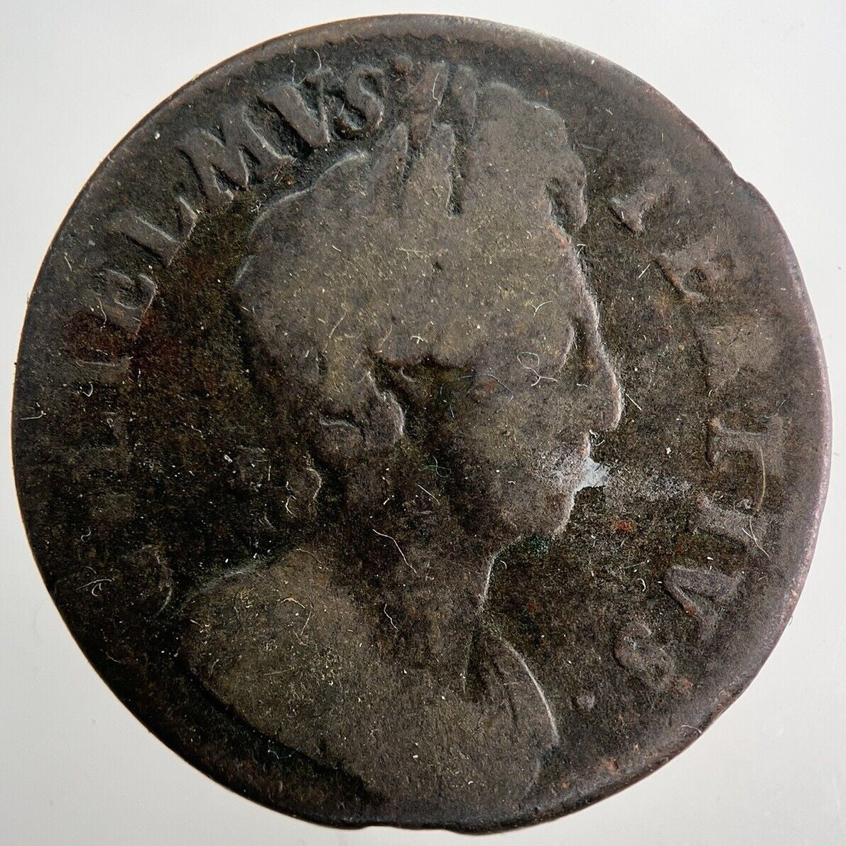 1699 William III 3rd Half - Penny Coin | Collectable Grade | a6203