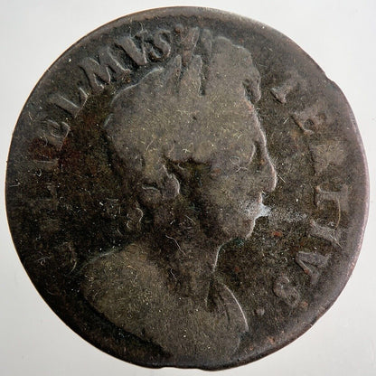 1699 William III 3rd Half - Penny Coin | Collectable Grade | a6203