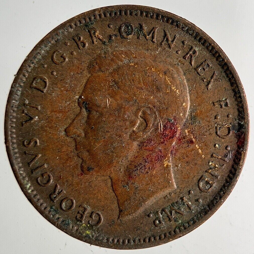 1944 George VI Wren Farthing Coin | Fine Collectable Grade