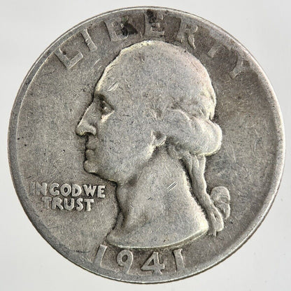 1941 US USA Quarter Dollar Silver Coin | Collectable Grade