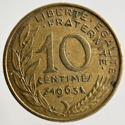 1963 France 10 Centimes Coin | Collectable Grade