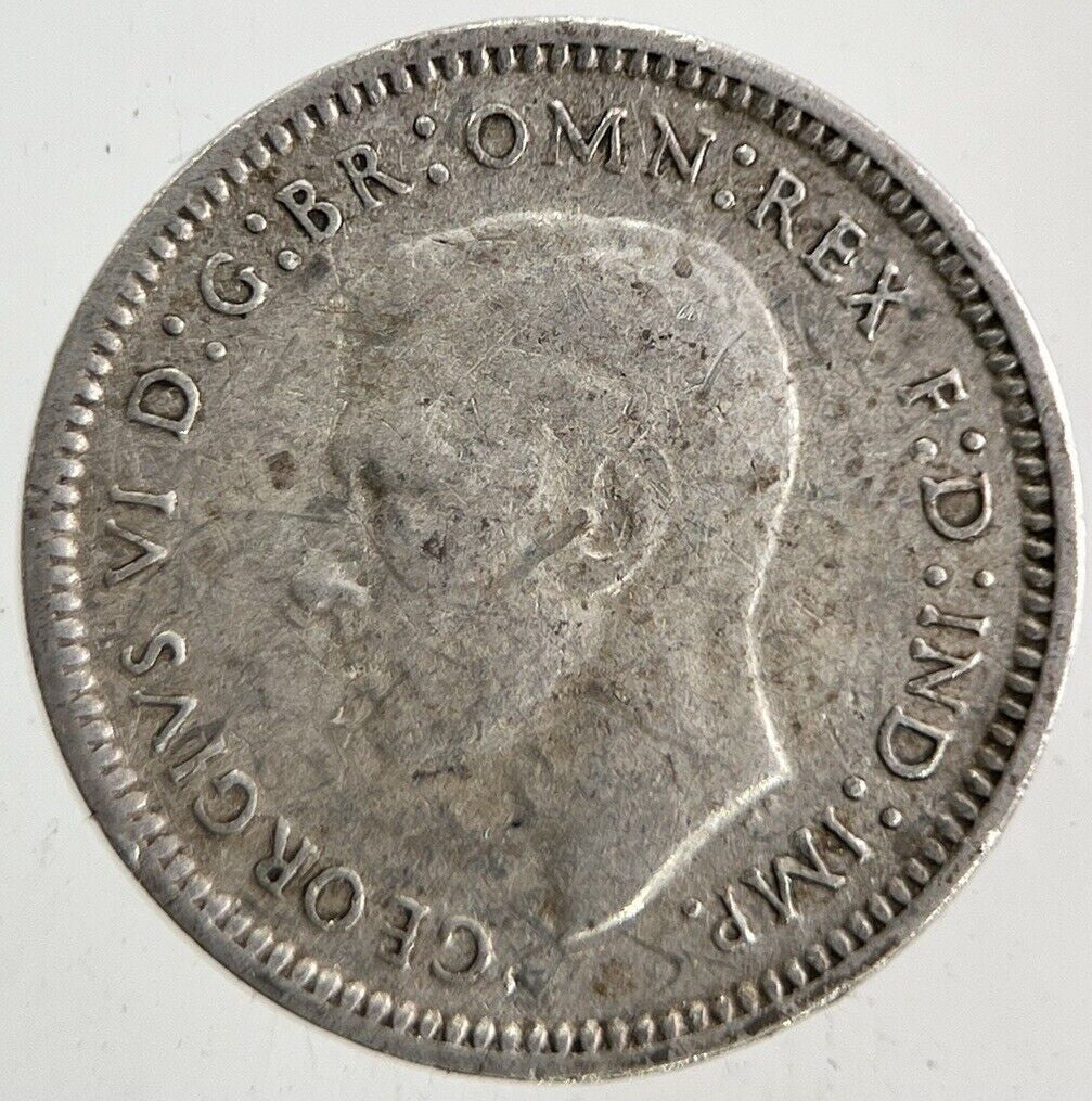 1943 Australia Threepence Silver Coin | Fine Collectable Grade
