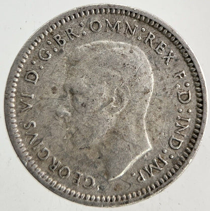 1943 Australia Threepence Silver Coin | Fine Collectable Grade