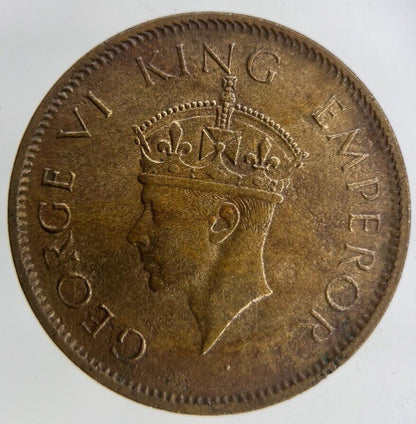 1940 India 1/4 Quarter Anna Coin | Fine Collectable Grade
