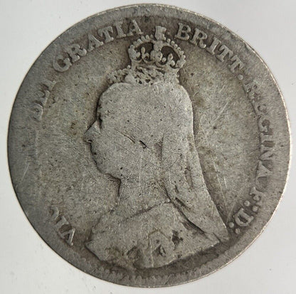 1892 Victoria Threepence Silver Coin | Fine Collectable Grade