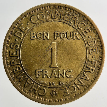 1922 France 1 Franc Coin | Fine Collectable Grade