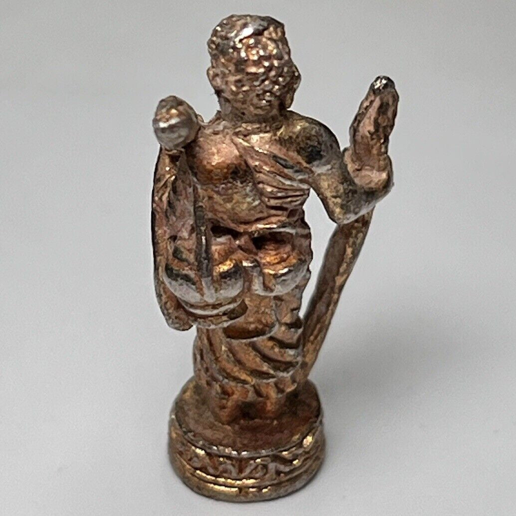 Old Thailand Mini Monk Charm Statue | 3.3cm Tall | Collectable Grade | a1697