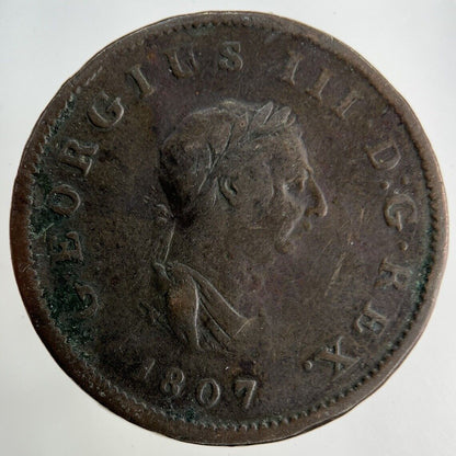 1807 George III 3rd Half - Penny Coin | Collectable Grade