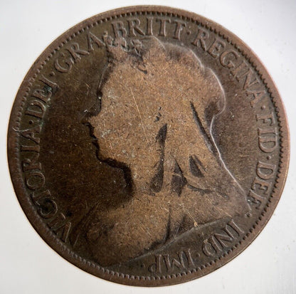 1895 Victoria One Penny Coin | Collectable Grade
