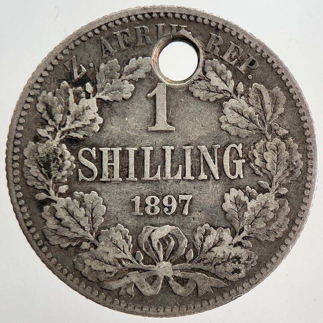 1897 South Africa Shilling Coin | Fine Collectable Grade | a6179