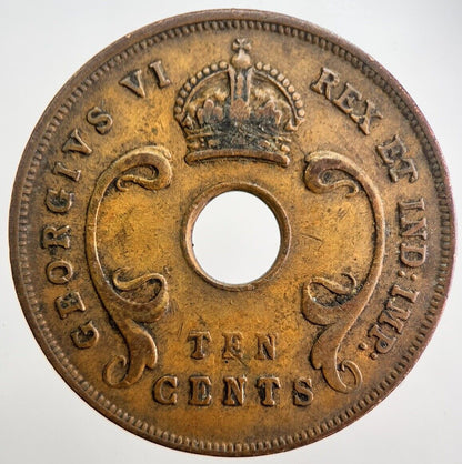 1942 East Africa 10 Cents Coin | Fine Collectable Grade | a7542