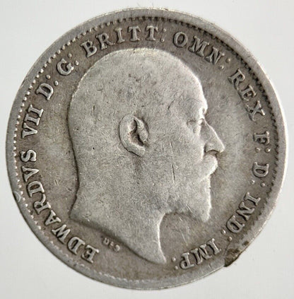 1902 Edward VII Threepence Silver Coin | Collectable Grade
