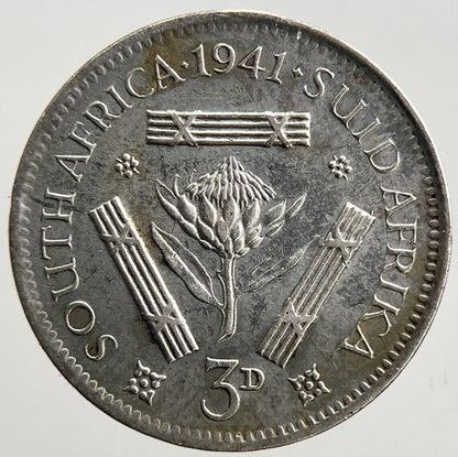 1941 South Africa Threepence Coin | Fine Collectable Grade | a2845