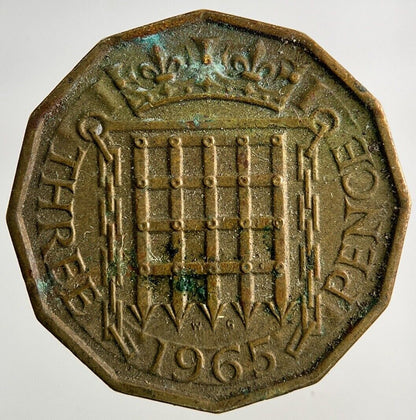 1965 Elizabeth II 2nd Brass Threepence Coin | Fine Collectable Grade