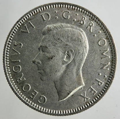 1945 George VI Shilling Silver Coin | Fine Collectable Grade