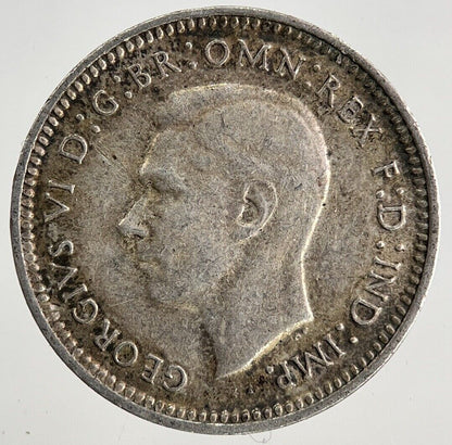 1942-S Australia Threepence Silver Coin | Fine Collectable Grade